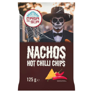 Case De Mexico Tortilla chips chilli 125 g X10